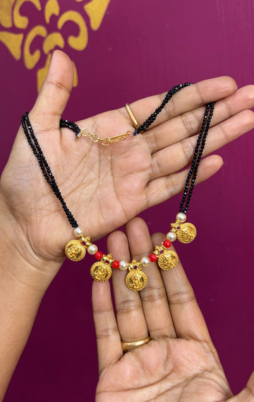 Black beads 16inches BB018
