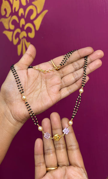 Black beads 16inches BB019
