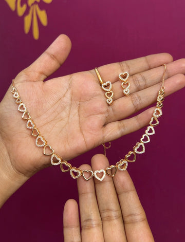 Rose gold necklace RGNK001