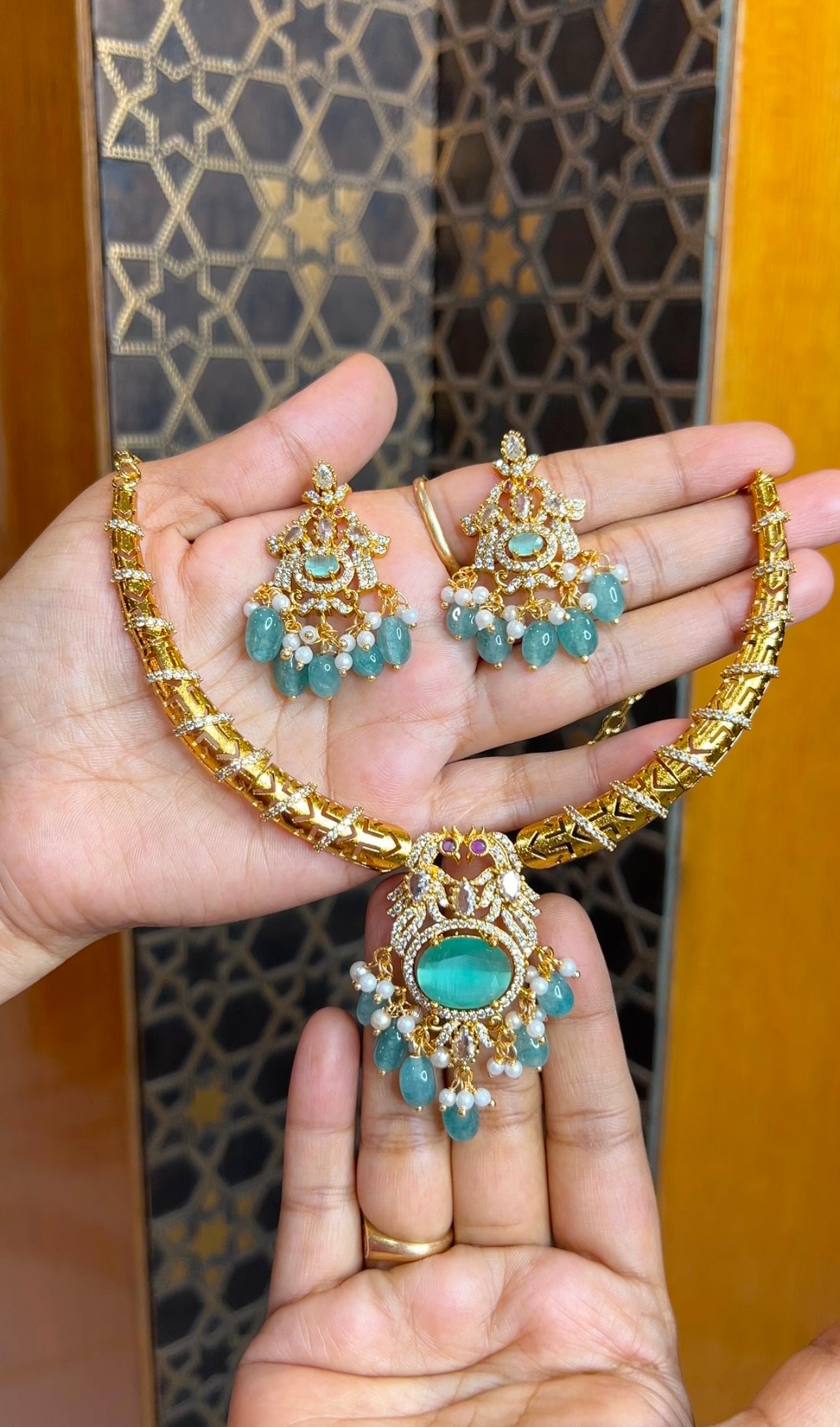 Antique finish Kanti necklace NK172
