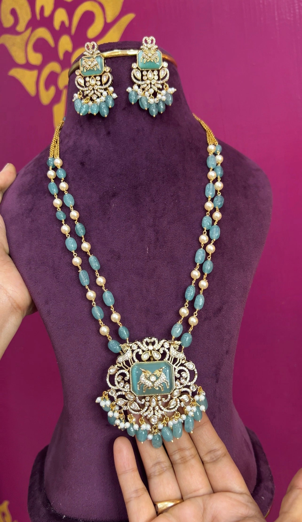 Victorian beads chain 22inches BCH028