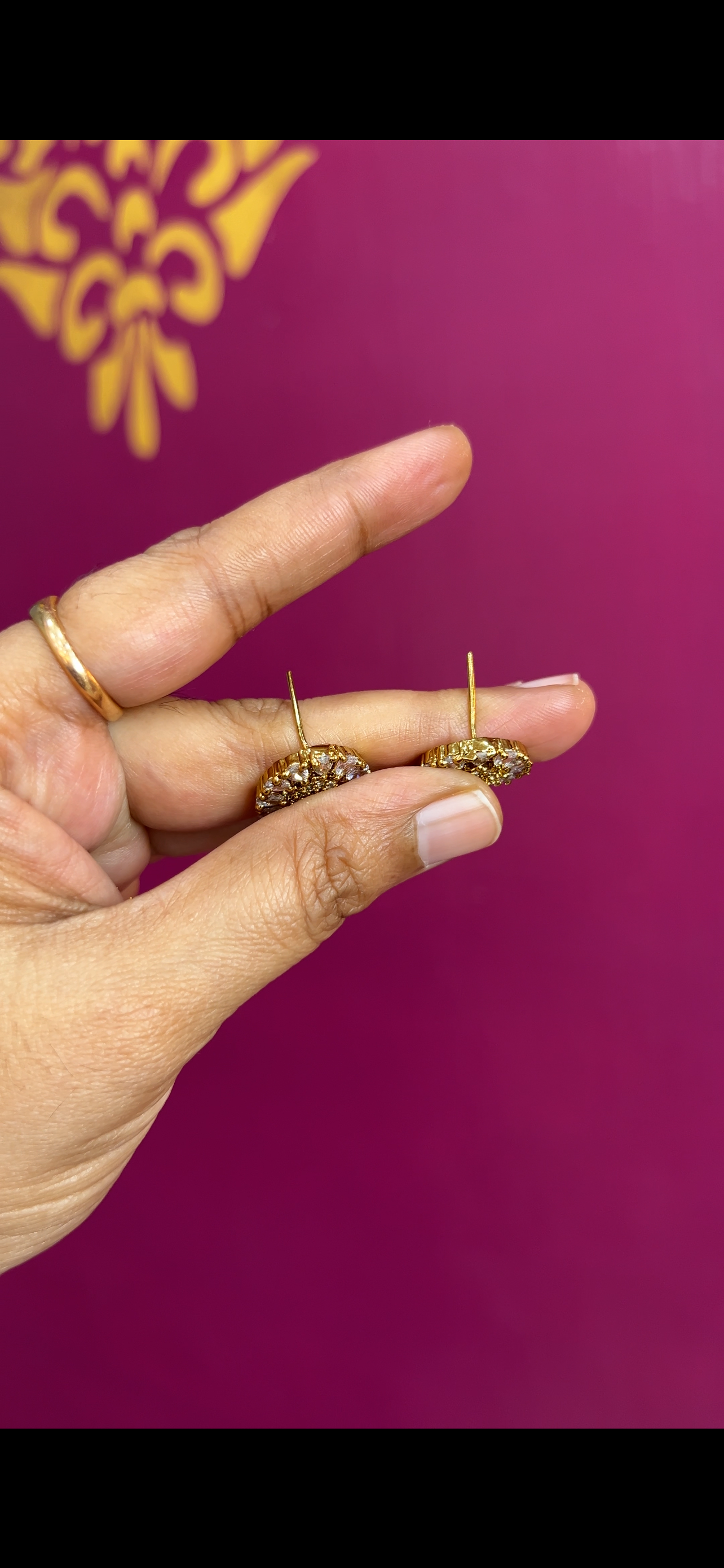 Antique finish Earrings ER094