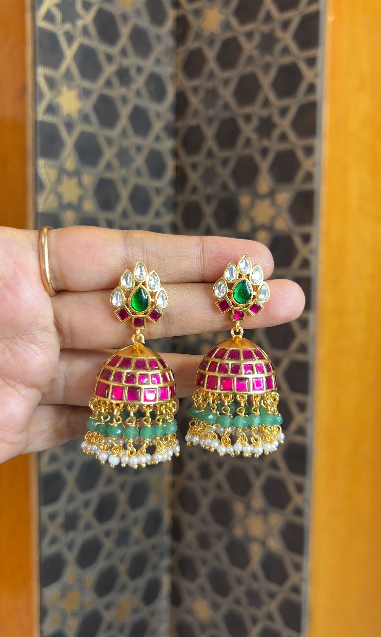 Jadau Kundan earrings JDER003