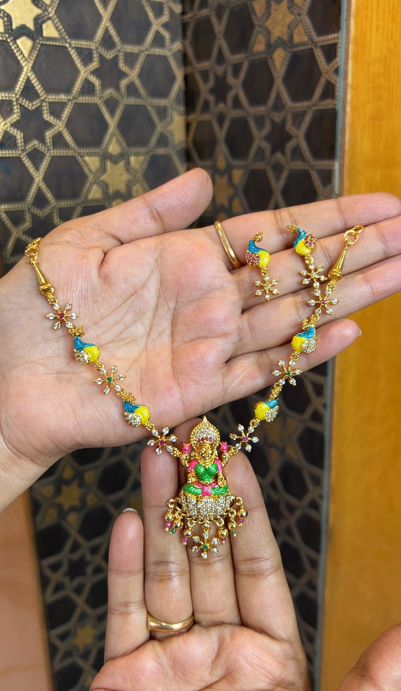Meenakari necklace NK152