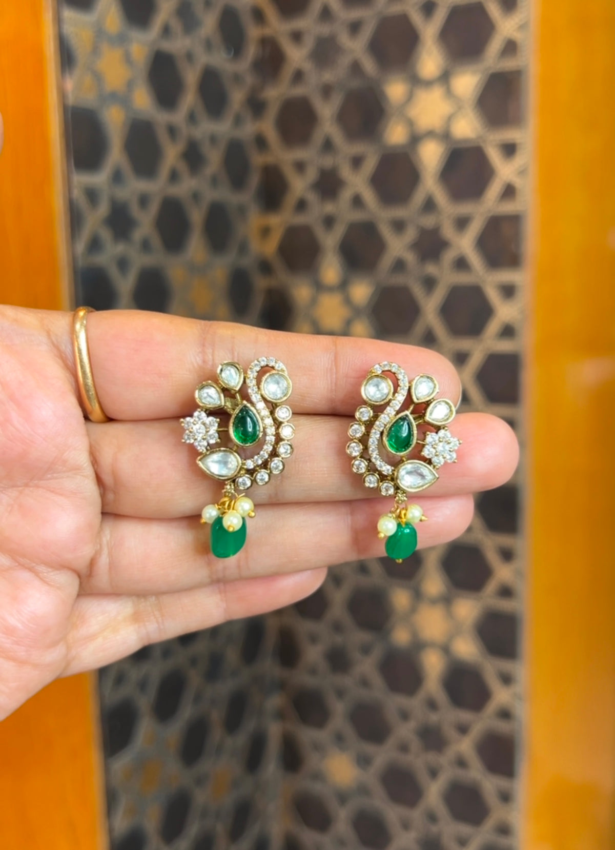 Victorian finish Earrings ER279