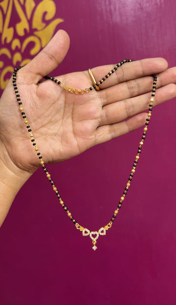 Black beads 18inches BB070