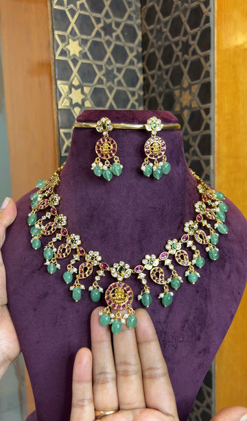 Antique finish necklace NK164