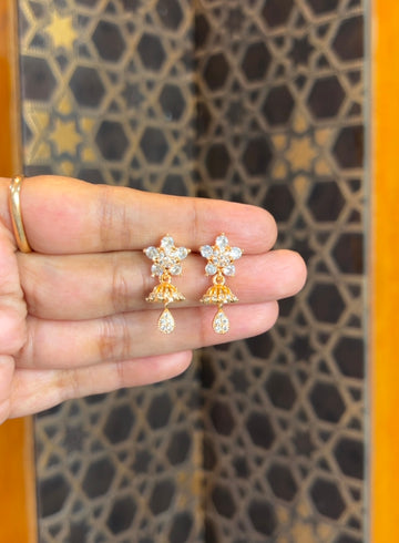 Rose gold earrings RG027