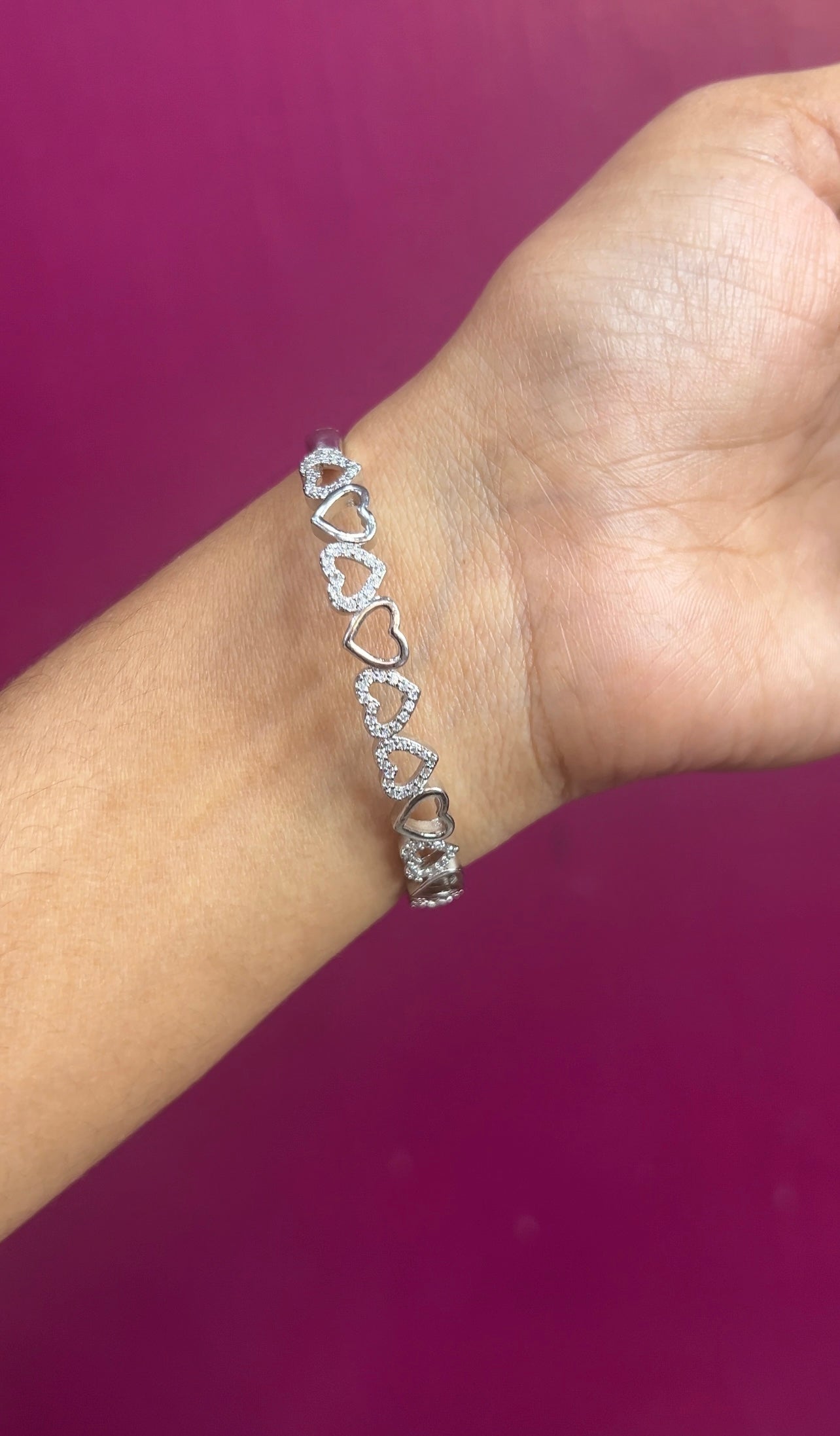 Rhodium bracelet RHBR001