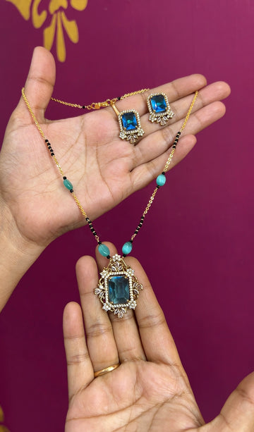 Black beads 16inches BB035