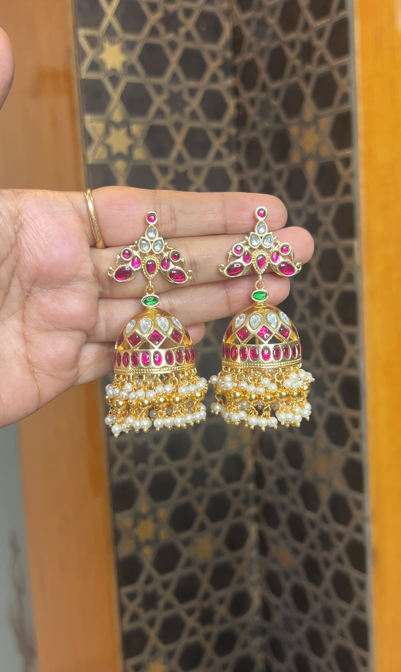 Jadau Kundan earrings JDER001