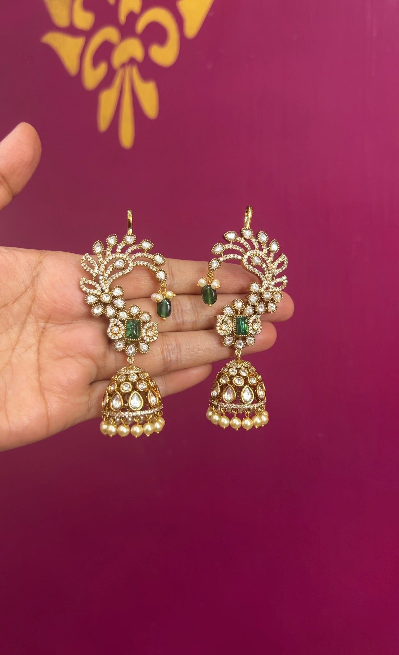 Mehendi Victorian earrings