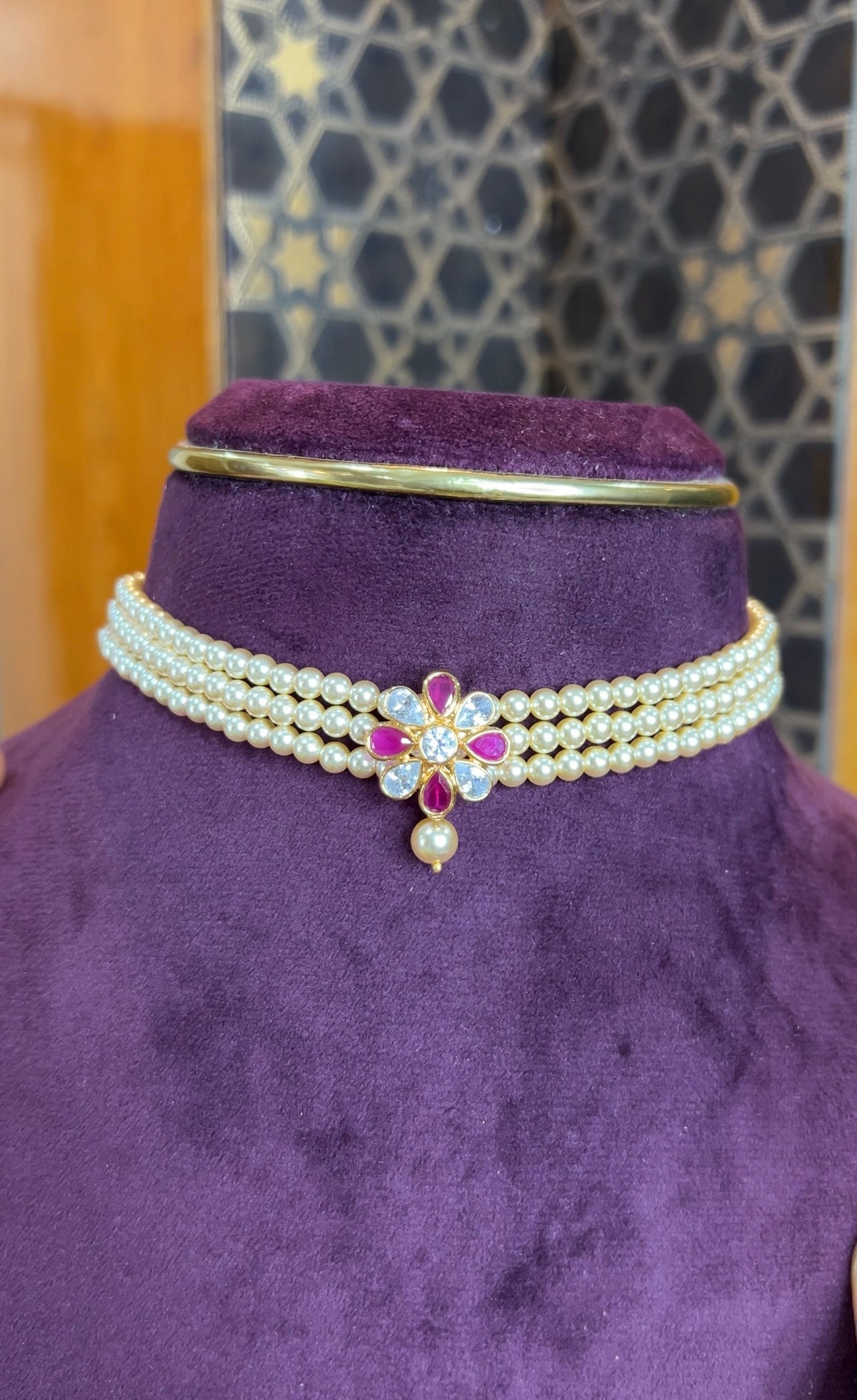 Pearls chain 16inches BCH074