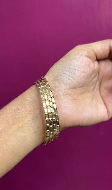 Unpolished panchaloham Bangles UPBNG003