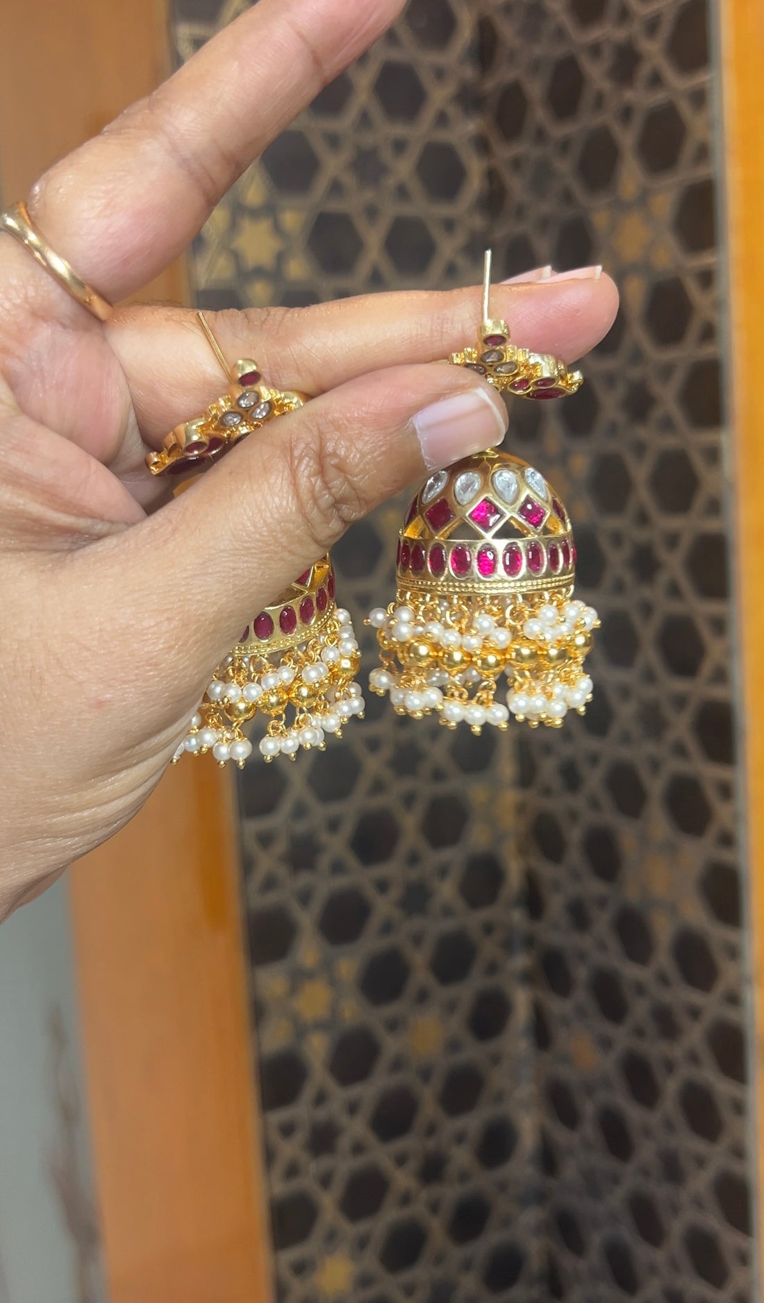 Jadau Kundan earrings JDER001