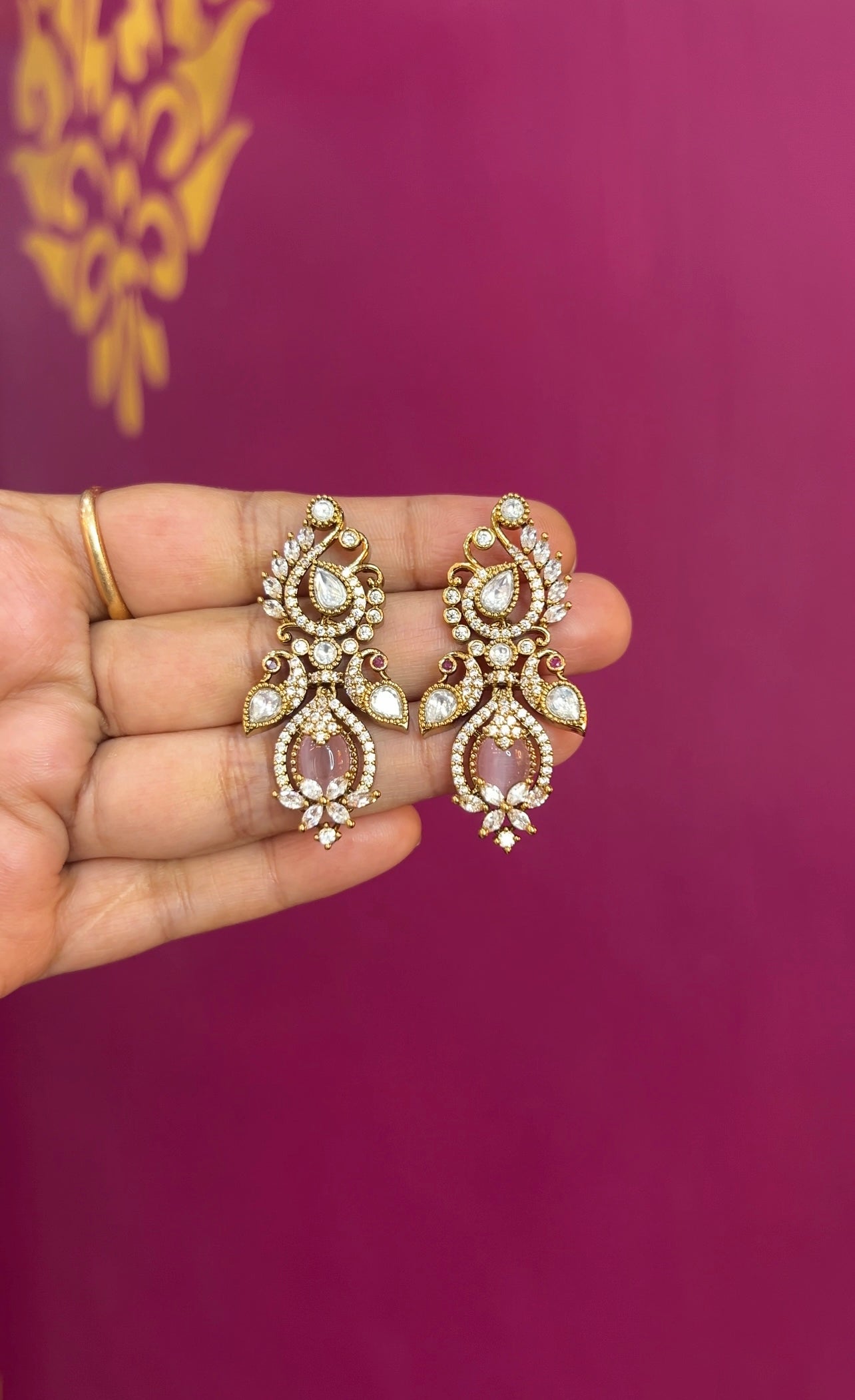 Mehendi Victorian earrings