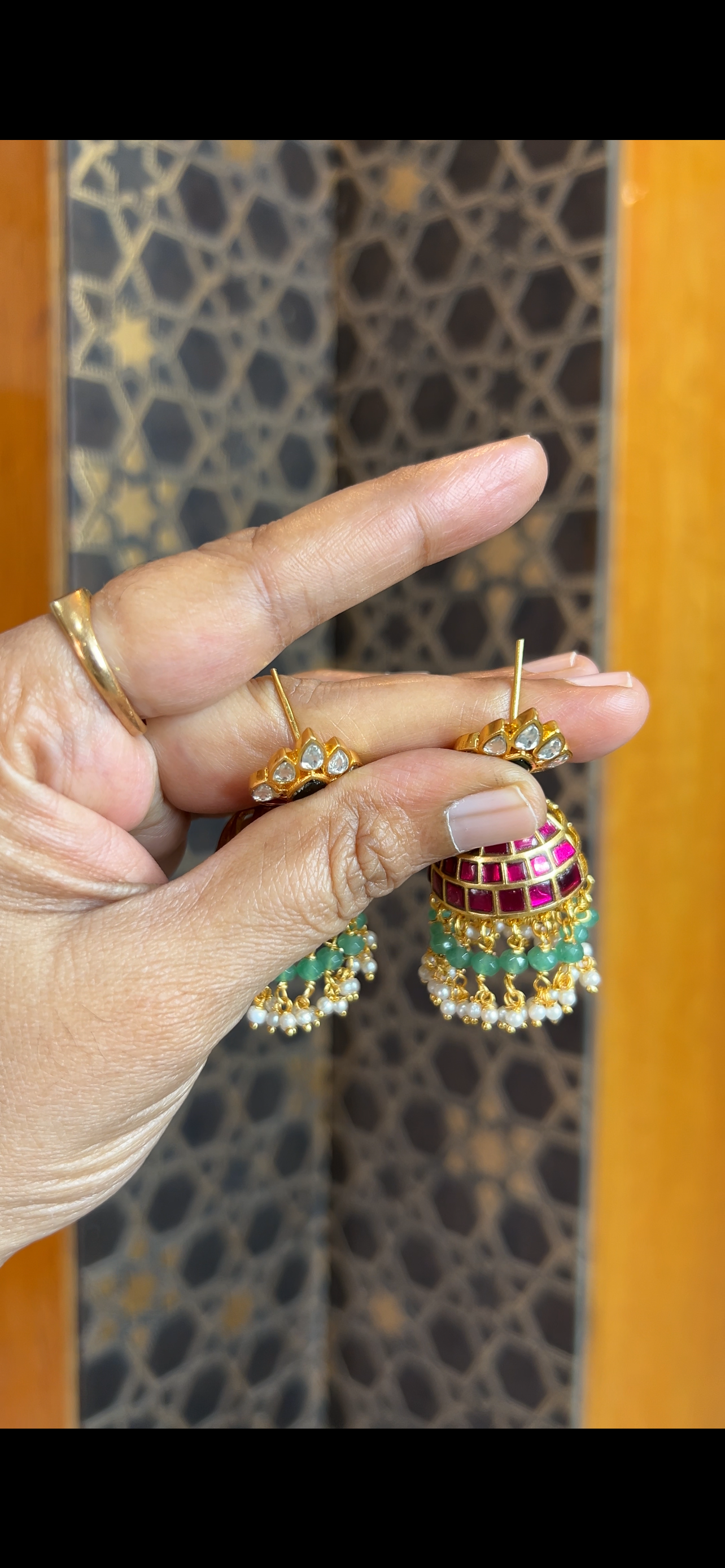 Jadau Kundan earrings JDER003