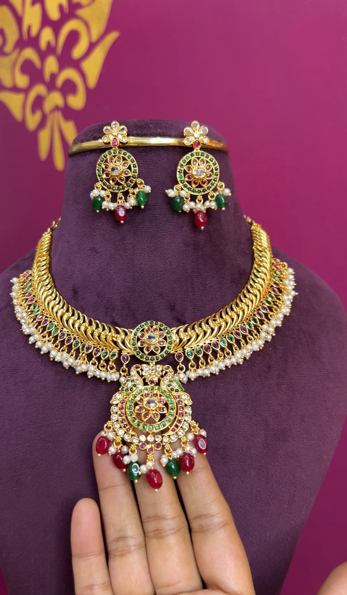 Jalebi Necklace NK101