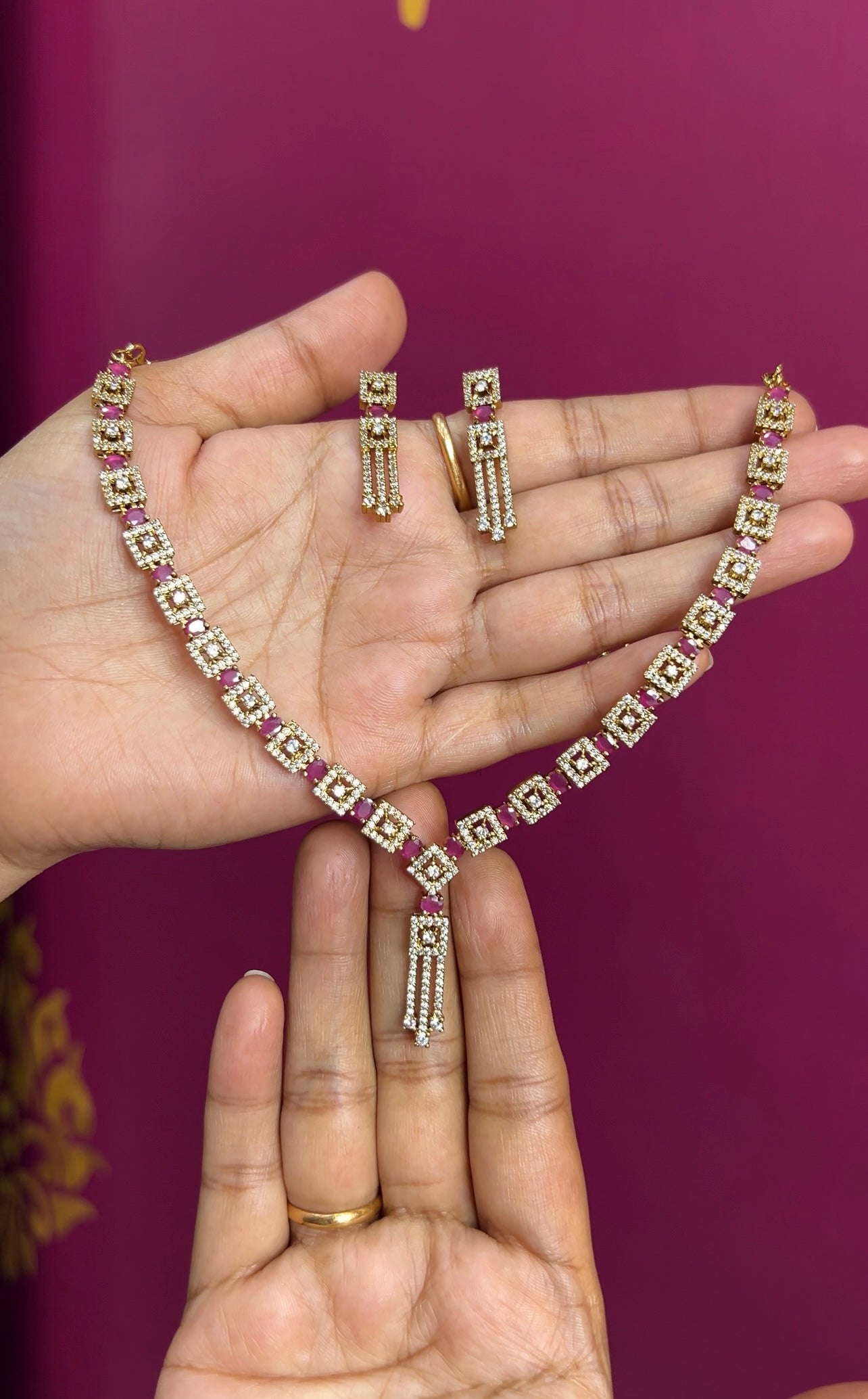 Mehendi Victorian necklace NK068