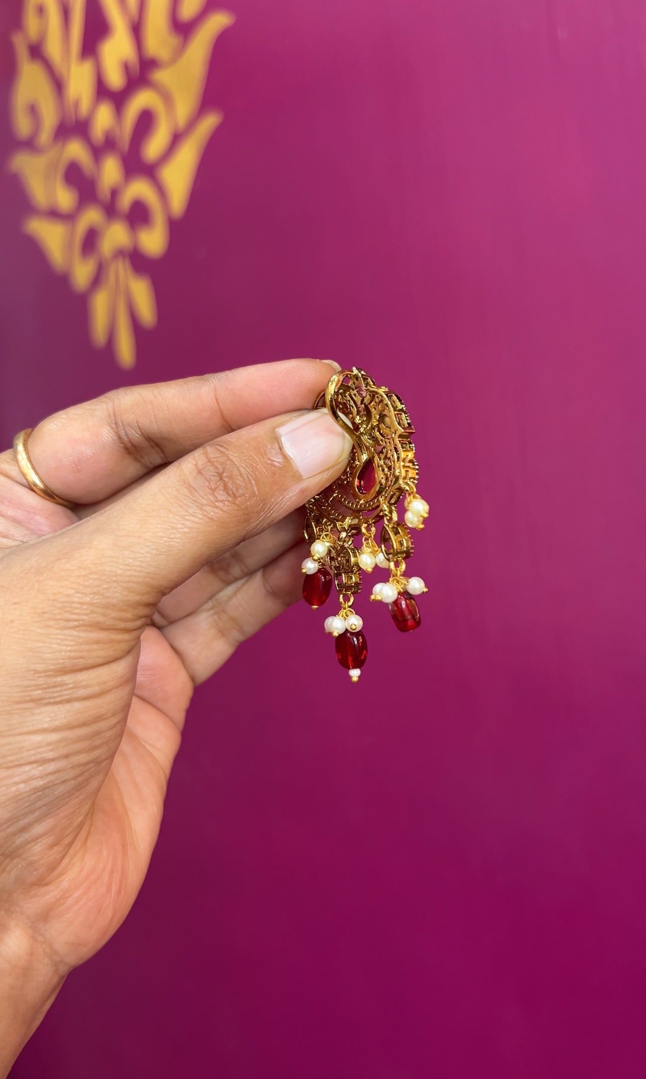 Mehendi Victorian locket set LS003