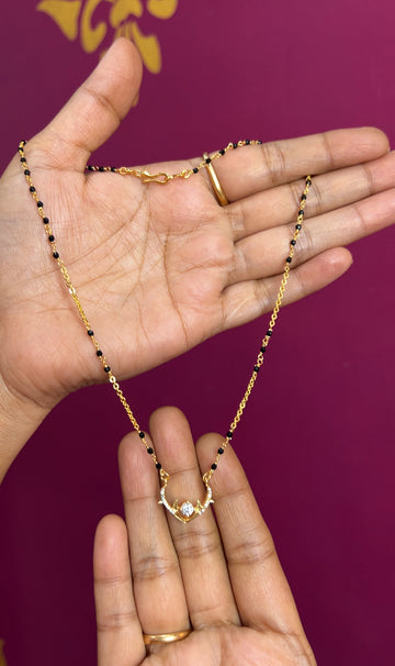 Black beads 16inches BB061