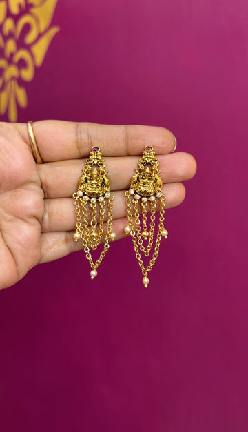 Antique finish Earrings ER115