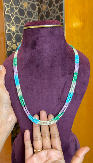 Cz beads chain 18inches BCH057