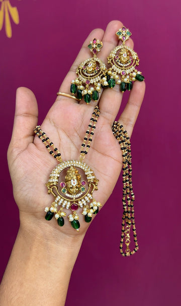 Black beads 18 inches BB034