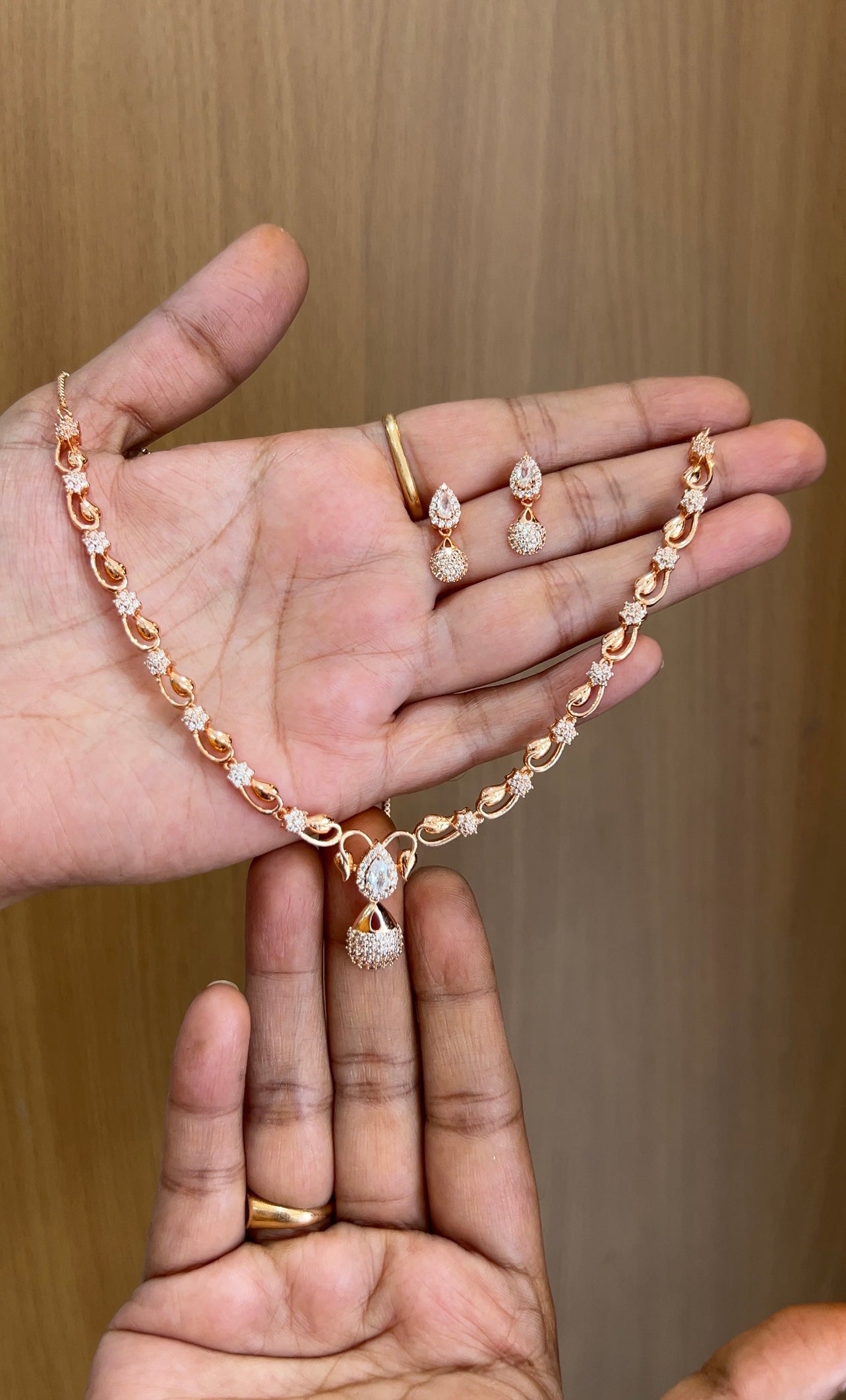 Rose gold necklace RGNK007