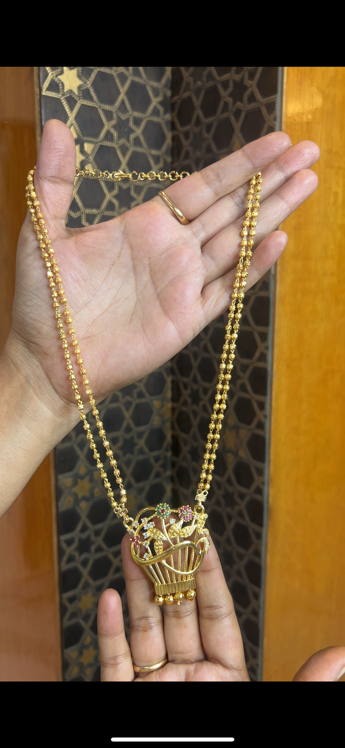 Gold ball chain 20inches SHCH027
