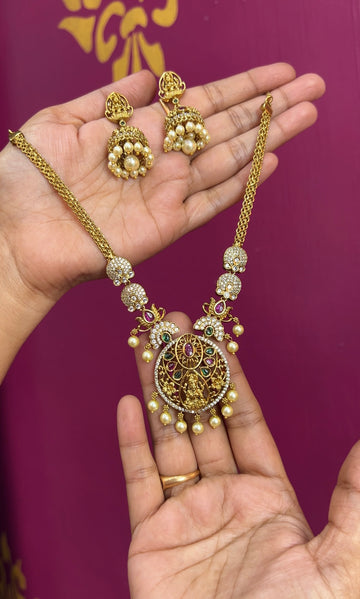 Antique finish Necklace NK053