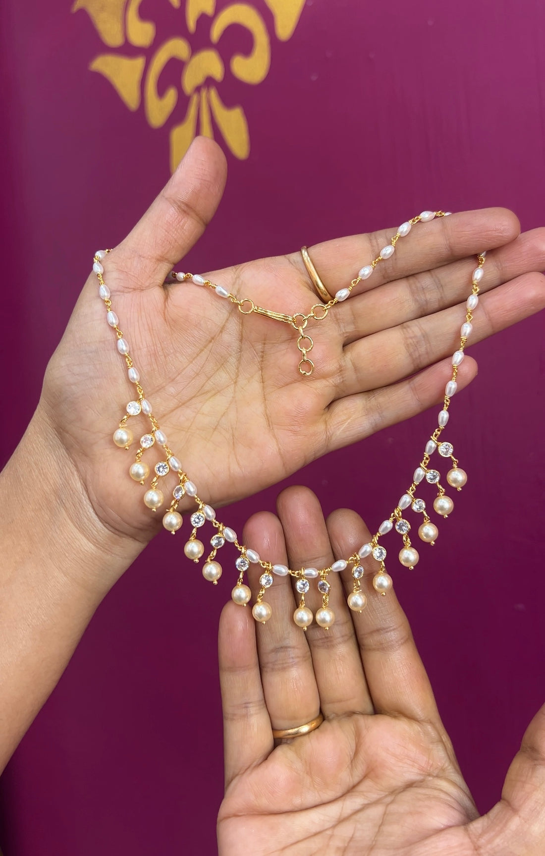 Pearl chain 16 inches BCH009