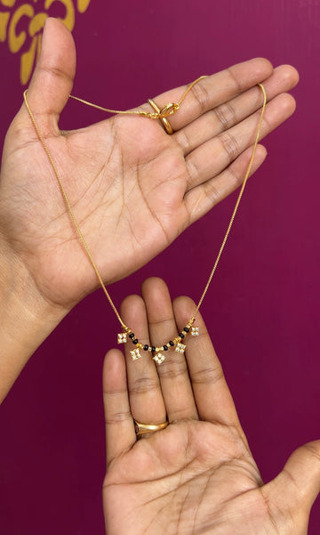 Black beads 18inches BB042