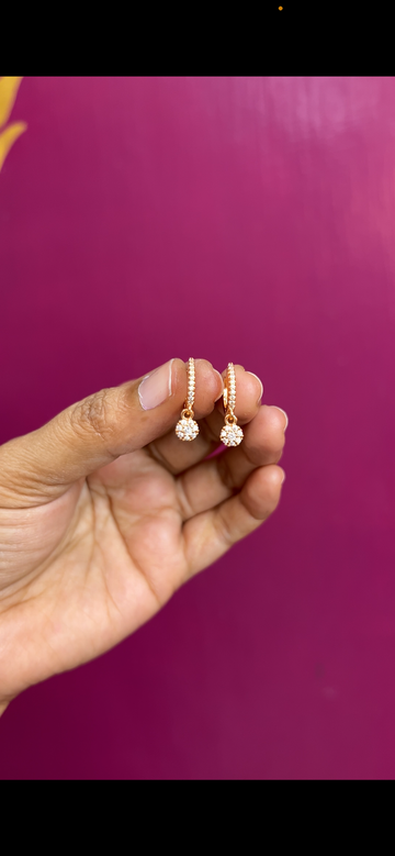 Rose gold earrings RG021