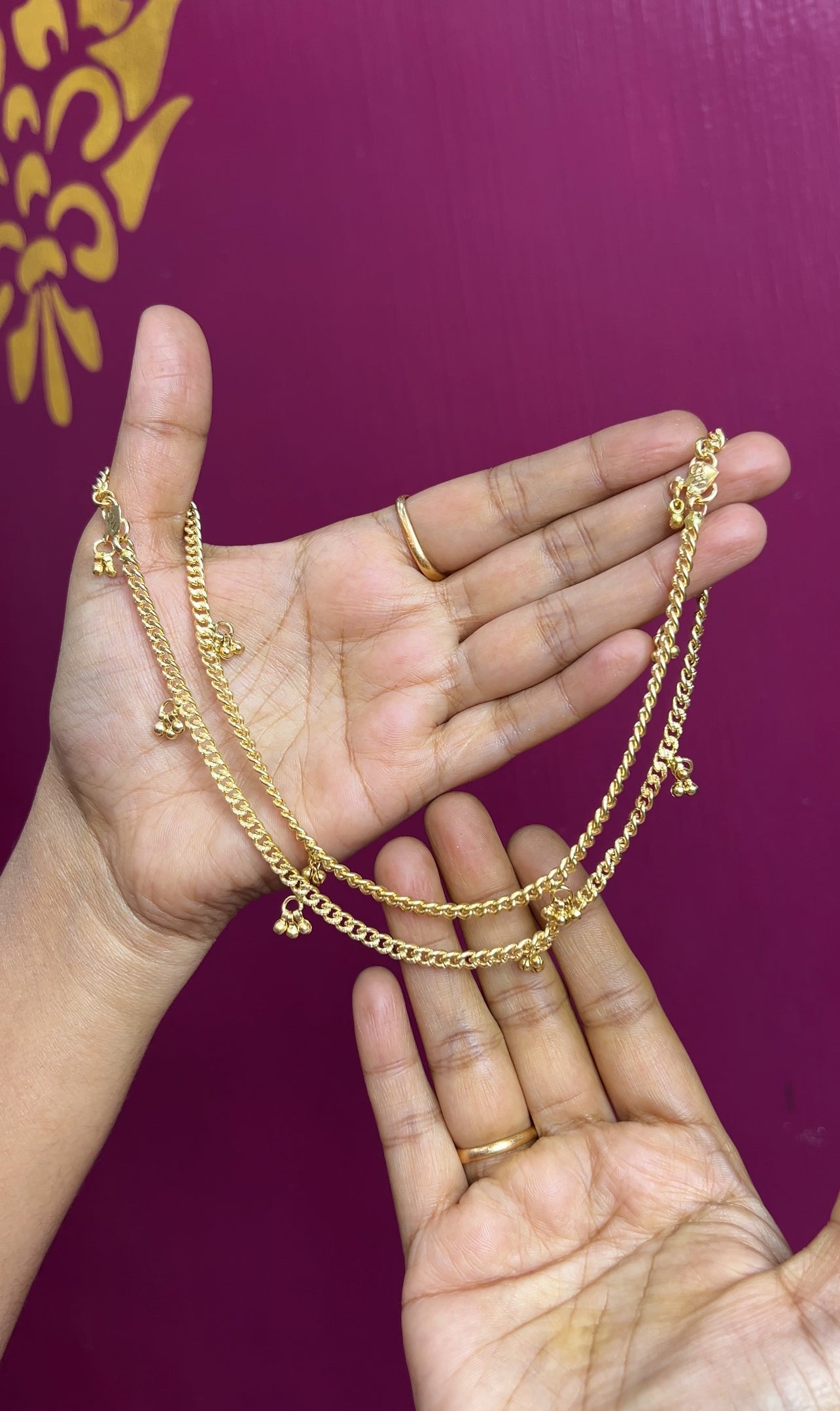 Panchaloham anklets PNAK001