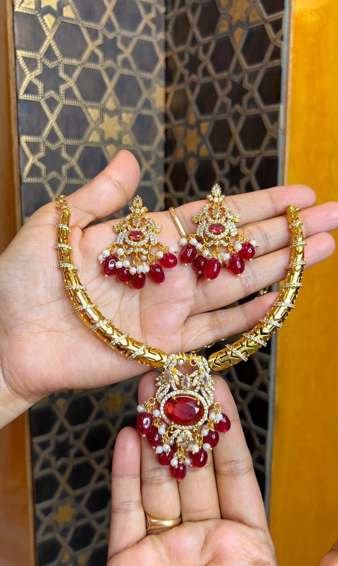 Antique finish Kanti necklace NK172