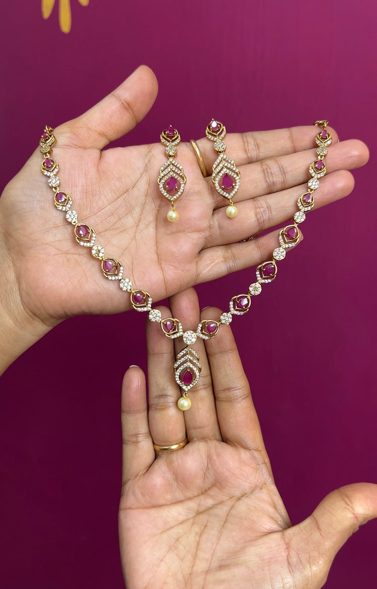 Mehendi Victorian necklace NK070