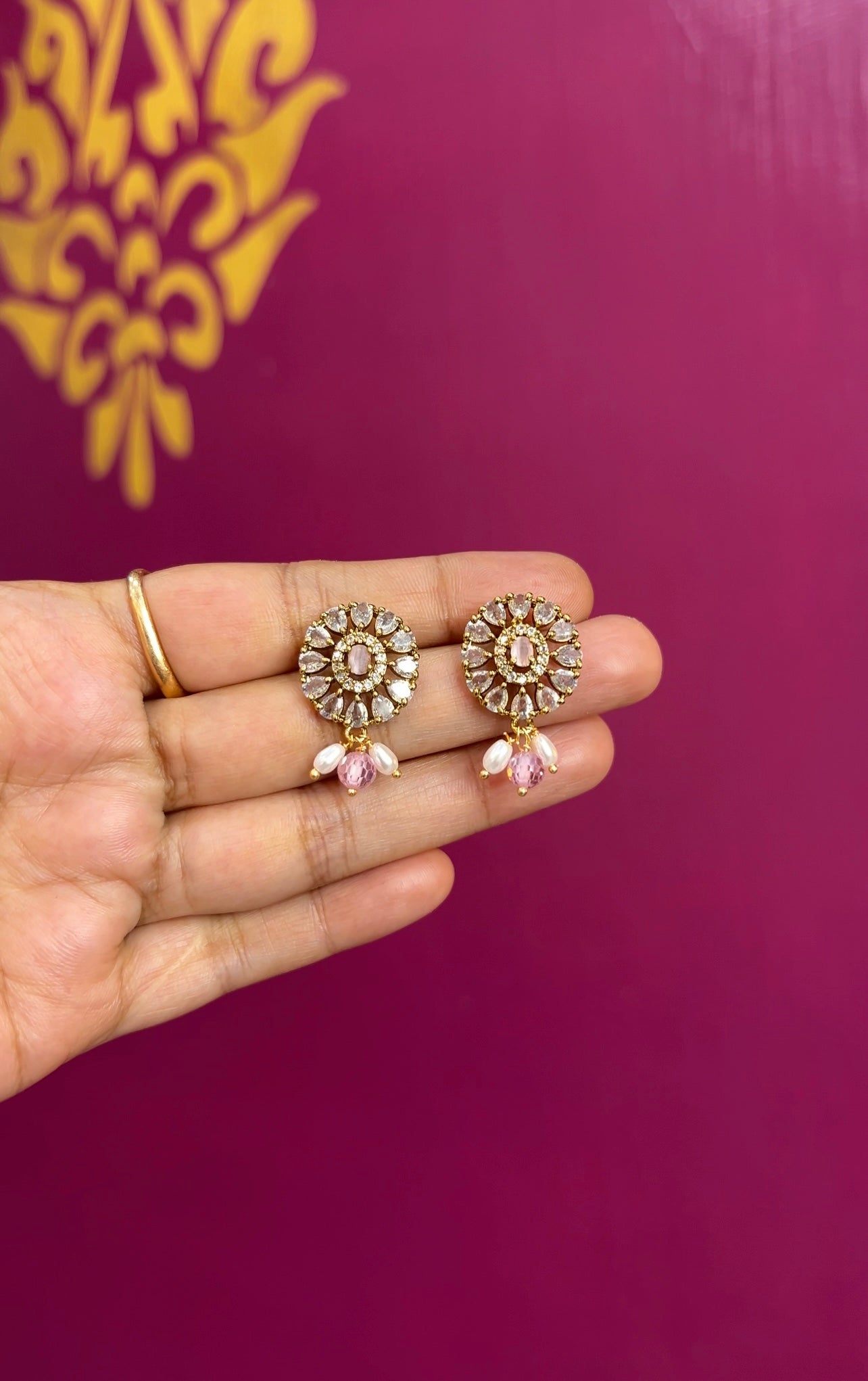 Antique finish Earrings ER094