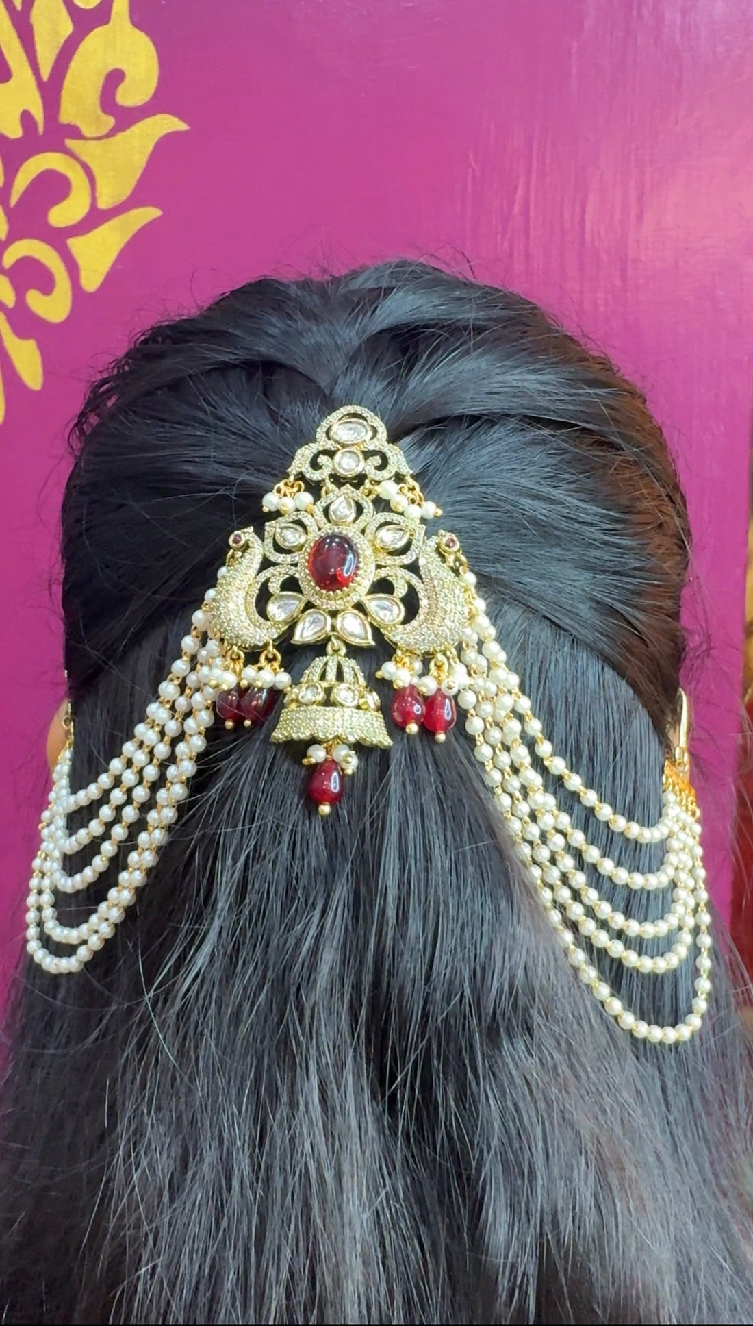 Head set with earrings HS001