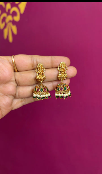 Antique finish earrings ER143