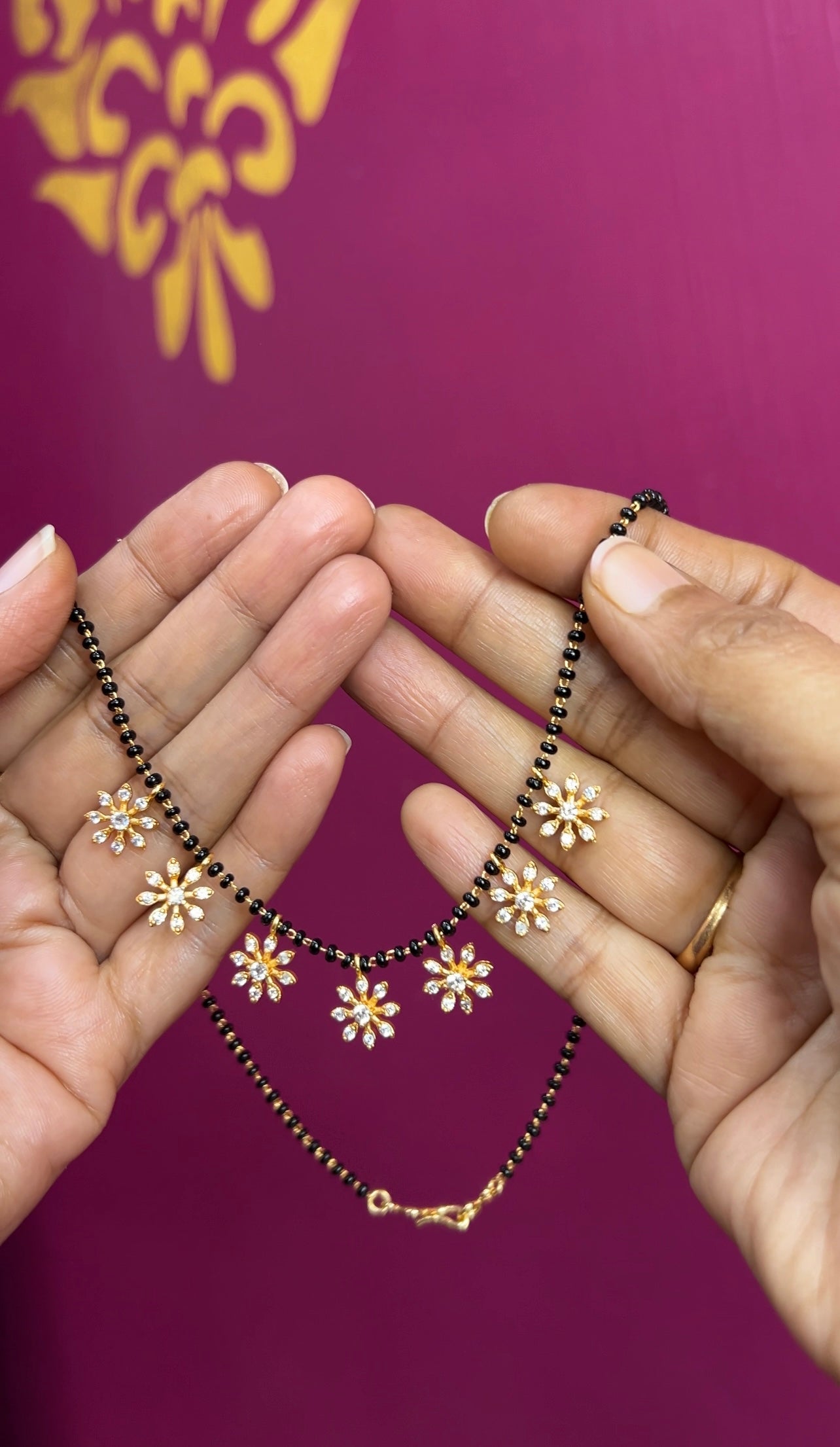 Black beads 16inches BB063