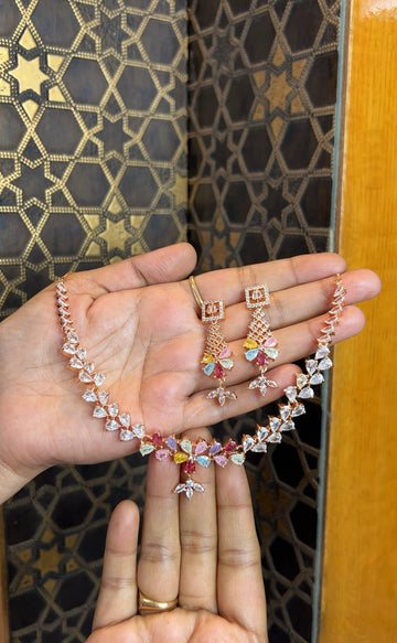 Rose gold necklace RGNK006