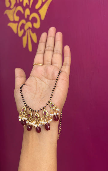 Black beads 16inches