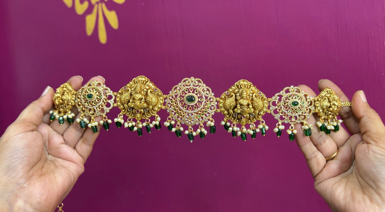 Antique finish chain vaddanam VD002