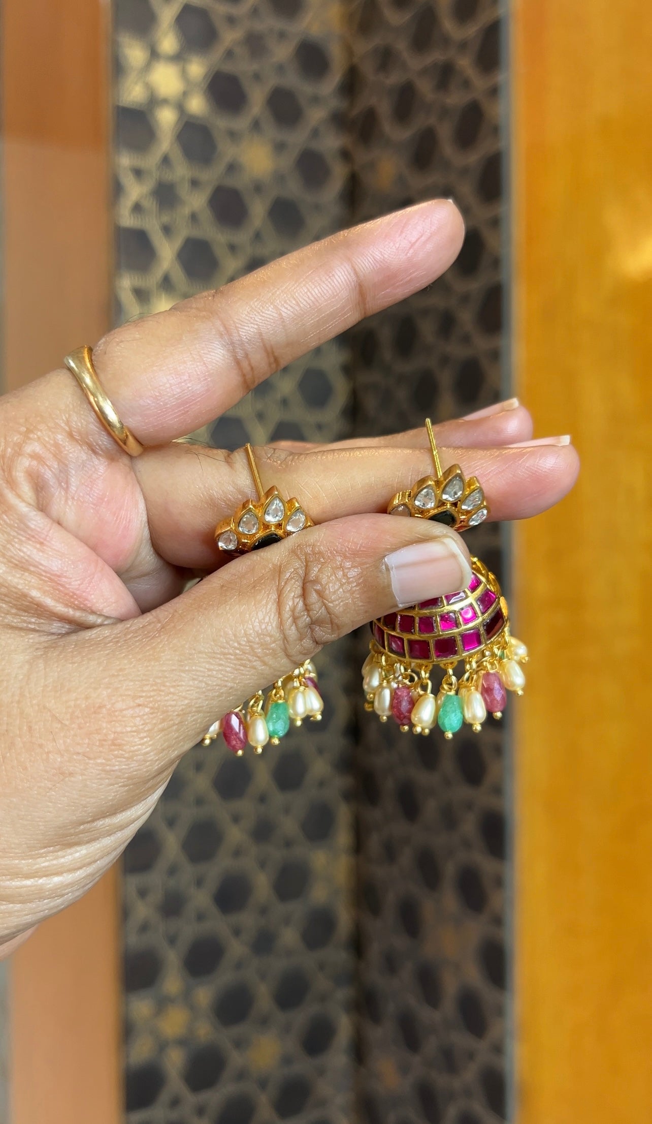 Jadau Kundan earrings JDER002