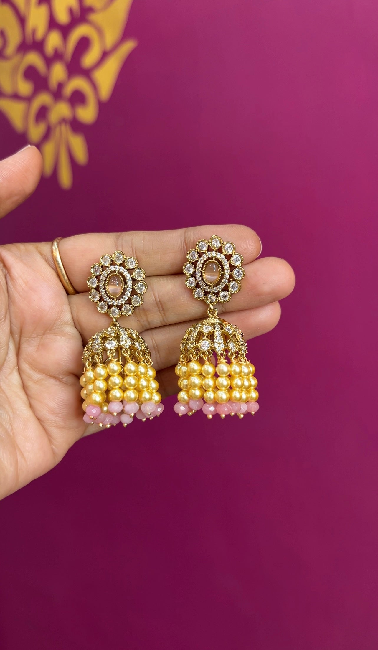 Mehendi Victorian earrings ER135