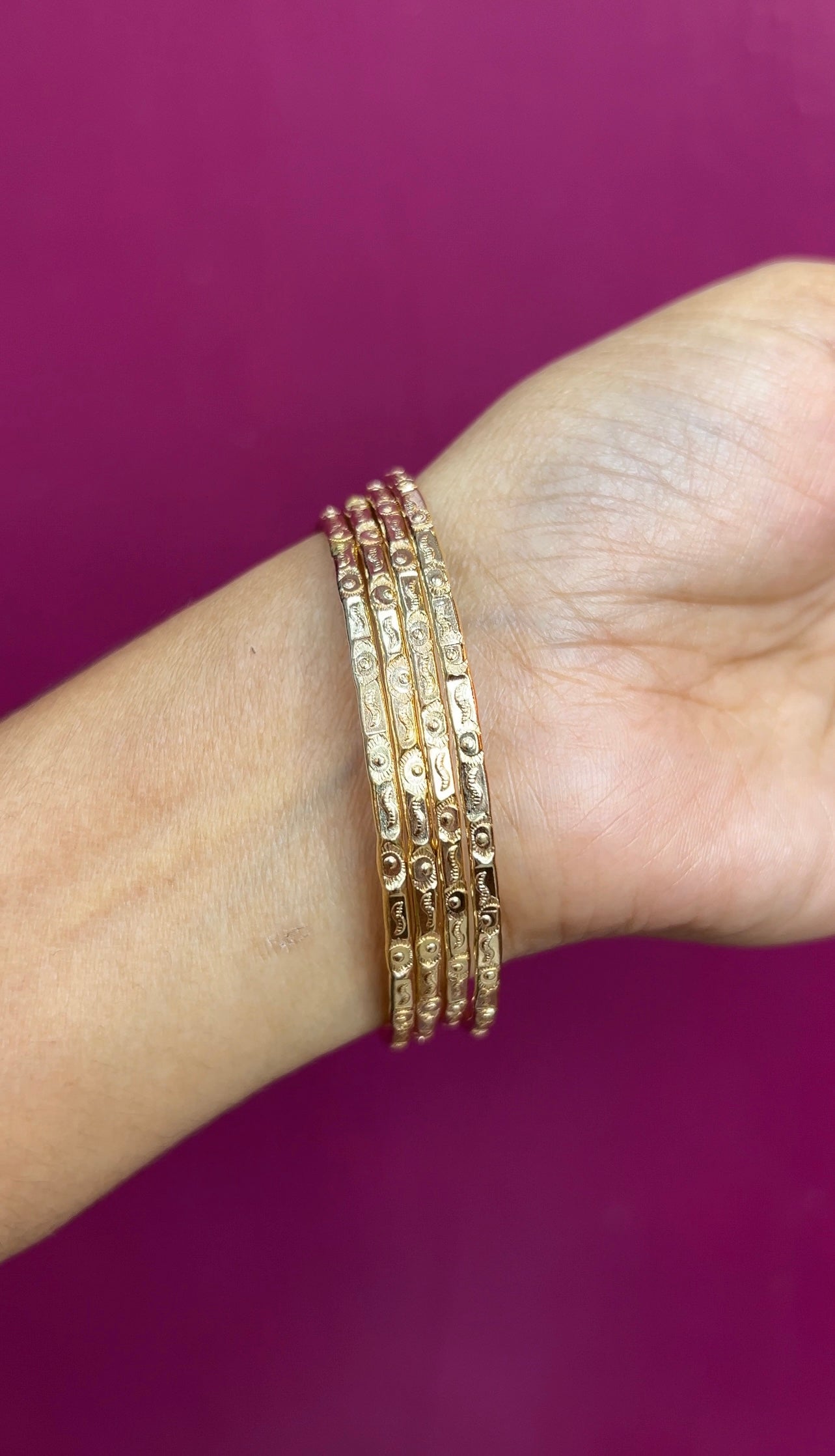 Unpolished panchaloham Bangles UPBNG010