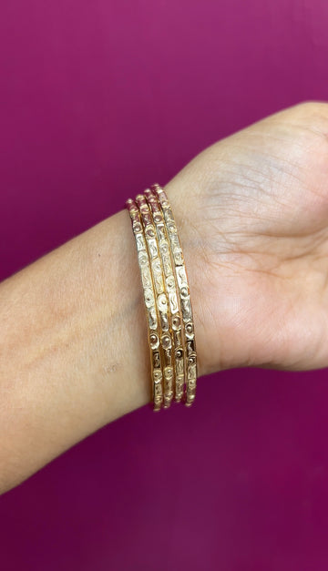 Unpolished panchaloham Bangles UPBNG010