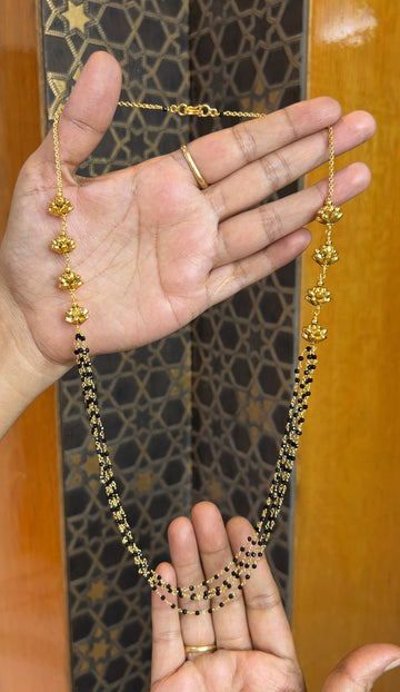 Black beads 20inches BB083