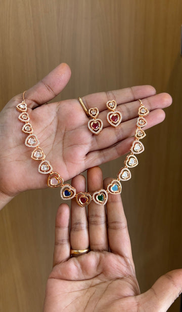 Rose gold necklace RGNK005